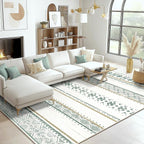 BESTSWEETIE 4x6 Area Rugs for Living Room Washable Moroccan Farmhouse Neutral - Image 7