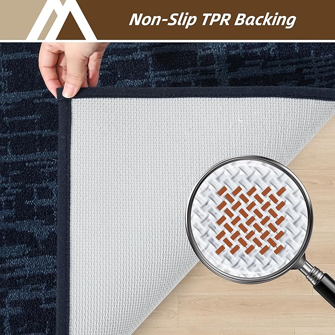 COSY HOMEER-Door-Mat Dirt Trapper Entryway Rugs 24"x36" Non Slip Washable - Image 4