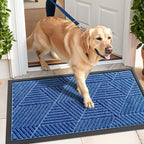 Kitinjoy Front Door Mat Outside Entrance, Sturdy Natural Dirt Trapper, Heavy - Image 7