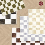 EVERGRACE Checkered Plaid Area Rug 9x12, Soft Fuzzy Faux Wool Rugs Washable - Image 8