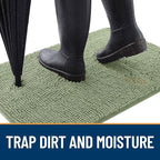 OLANLY Dog Door Mat for Muddy Paws 30x20, Absorbs Moisture and Dirt, Absorbent - Image 2