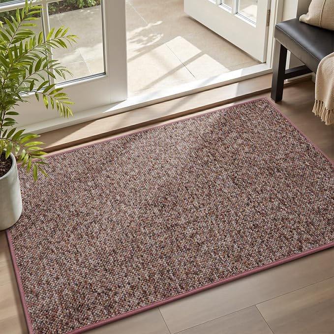 MontVoo Door Mat Indoor Entrance Doormat, Absorbent Durable Rubber Non Slip by MontVoo