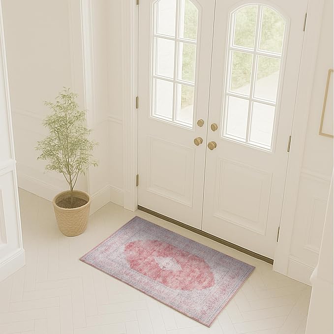 Fame Rugs Turkish Rug. Washable Vintage Oriental Antique Inspired Traditional by FameRugs