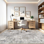 7x9 Area Rug Living Room: Washable Large Abstract Modern Soft Rugs Stain - Image 8