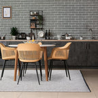 LUXE WEAVERS Modern Farmhouse Beige 5x7 Washable Area Rug, Anti-Slip Diamond - Image 6