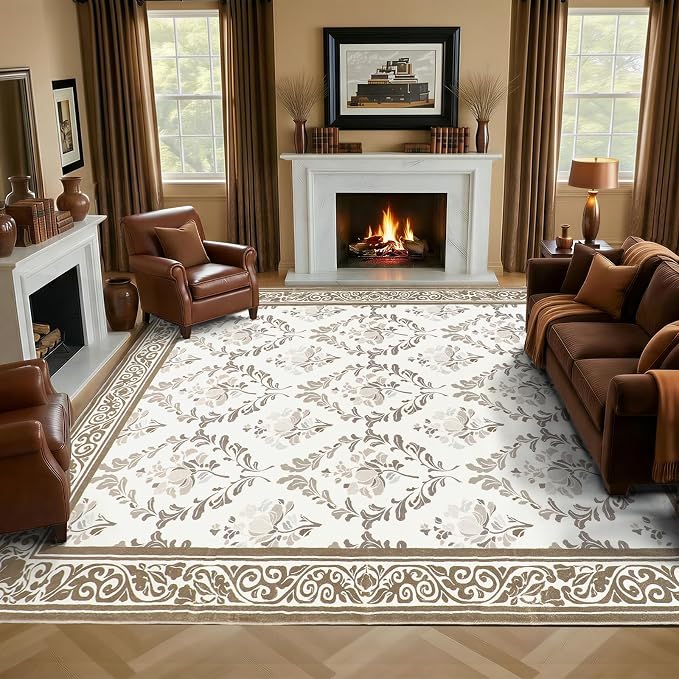 SOULFUL Medium Pile 4x6 Rugs for Living Room - Image 3