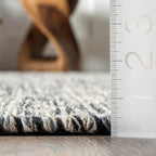 nuLOOM Alessi Solid Farmhouse Cotton Area Rug - Image 2