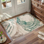 Ciicool Modern Abstract Area Rug 2x3 Washable Small Soft Entryway Rugs by CIICOOLHomeDeco