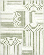 Lahome Abstract 8x10 Rugs for Living Room, Soft Green 8x10 Area Rugs for - Image 7