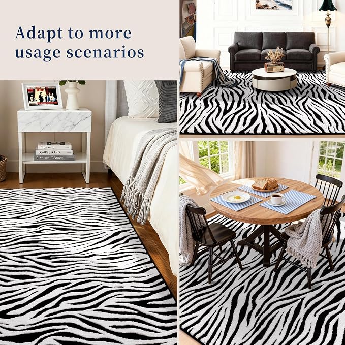 YIHOUSE 2×3 Ft Area Rugs, Abstract Washable Rug, Soft Rugs Nonslip Throw - Image 3
