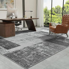 LOCHAS Rug for Living Room, Washable Soft Area Rugs for Bedroom 5x8, Abstract - Image 3