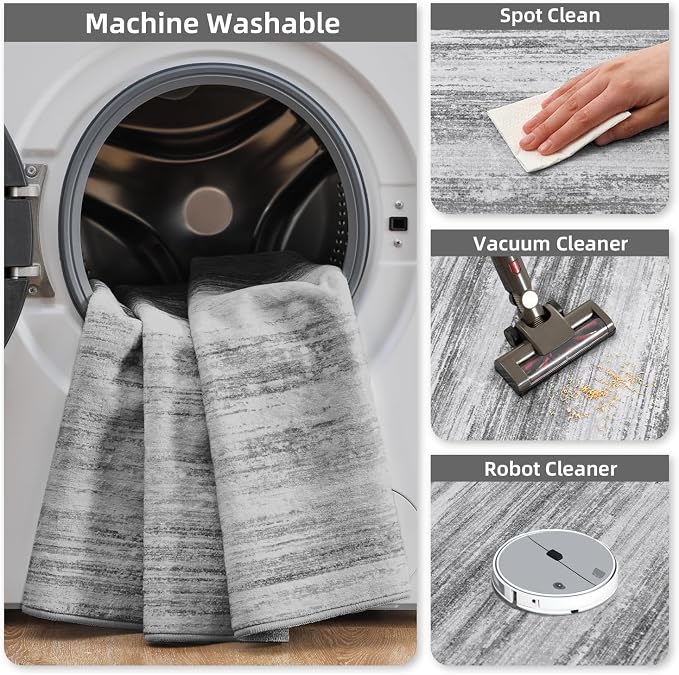 PADOOR Modern Abstract Entryway Rug - Image 6