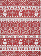 WITSHOCK Christmas Area Rugs for Living Room: 5x7 Stain Resistant Non-Slip - Image 9