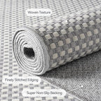 2x3 ft Indoor Door Mat Entryway Rug Non Slip Woven Washable Area Rugs Kitchen - Image 4