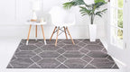 Unique Loom Trellis Frieze Collection Area Rug - Image 4