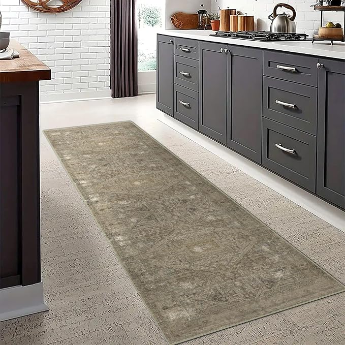 vivorug Runner Rug 2'x7' Vintage Washable Non-Slip Runners - Image 2