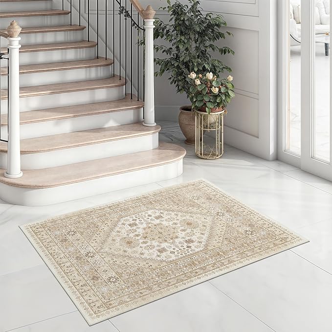 zesthome 2x3 Entryway Rug, Soft Washable Rugs, Non Slip Area Rug, Stain - Image 2