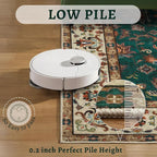 Tangsoo 5x7 Washable Rug, Floral Vintage Large Area Rugs - Image 3