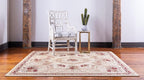 Rugs.com Chateau Collection Rug – 6 Ft Square Cream Medium Rug Perfect - Image 4