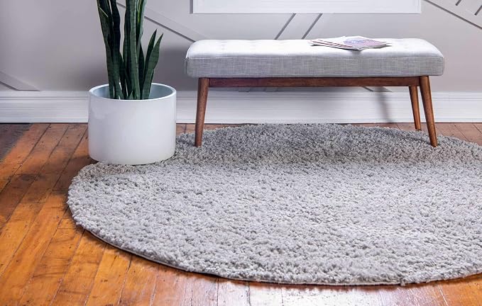 Unique Loom Davos Shag Collection Area Rug - Image 3