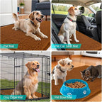 OLANLY Dog Door Mat for Muddy Paws 36x24, Absorbs Moisture and Dirt, Absorbent - Image 7