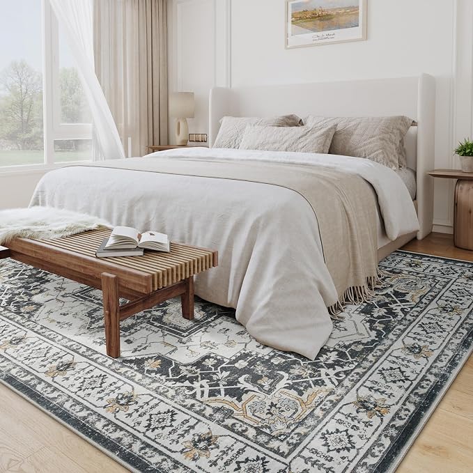 zesthome Washable Rug 6x9 Area Rugs, Stain Resistant Rugs - Image 7