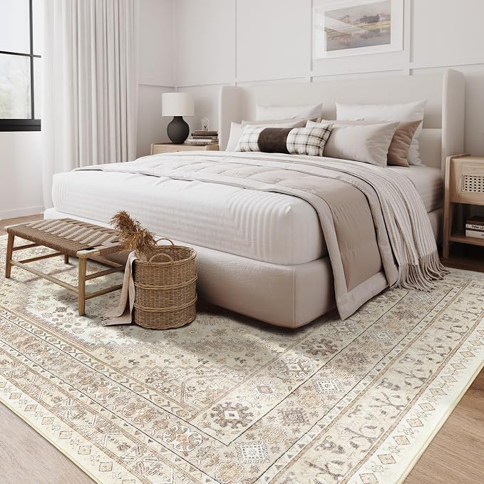 zesthome 9x12 Area Rugs, Stain Resistant Washable Rug, Ultra-Thin Rugs - Image 7