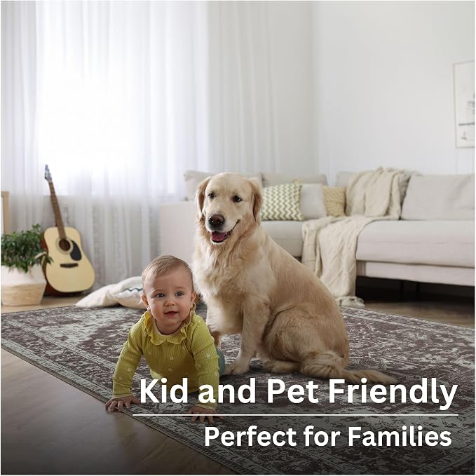 Bloom Rugs Washable Non-Slip 8' x 10' Rug - Image 10