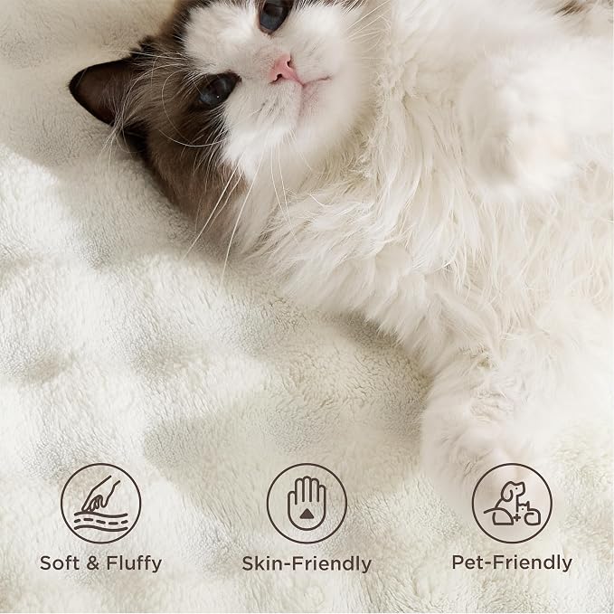 Bedsure 3x5 Fluffy Area Rugs for Living Room, Machine Washable Rugs, Non-Slip - Image 5