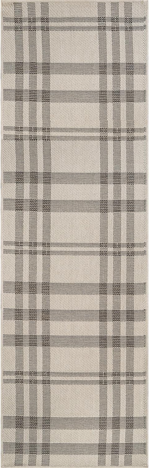 CAMILSON Easy Jute Rug 2x7, Indoor and Outdoor Off-White Runner Rug - Image 2