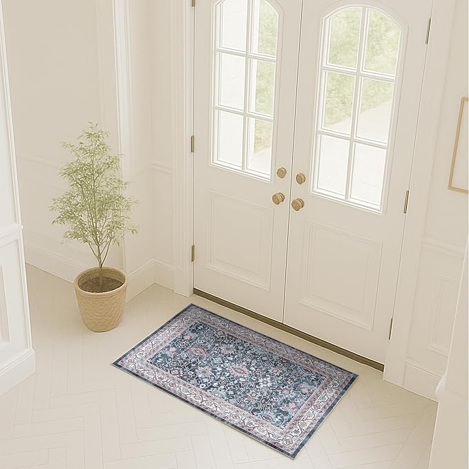 Fame Rugs Turkish Rug. Washable Vintage Oriental Antique Inspired Traditional by FameRugs