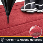 PURRUGS Dirt Trapping Door Mat 34" x 59", Non-Slip/Skid Machine Washable - Image 3