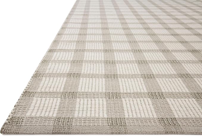 Loloi Magnolia Home by Joanna Gaines Ryder Collection RYD-02 Stone/Ivory 2'-6" - Image 4