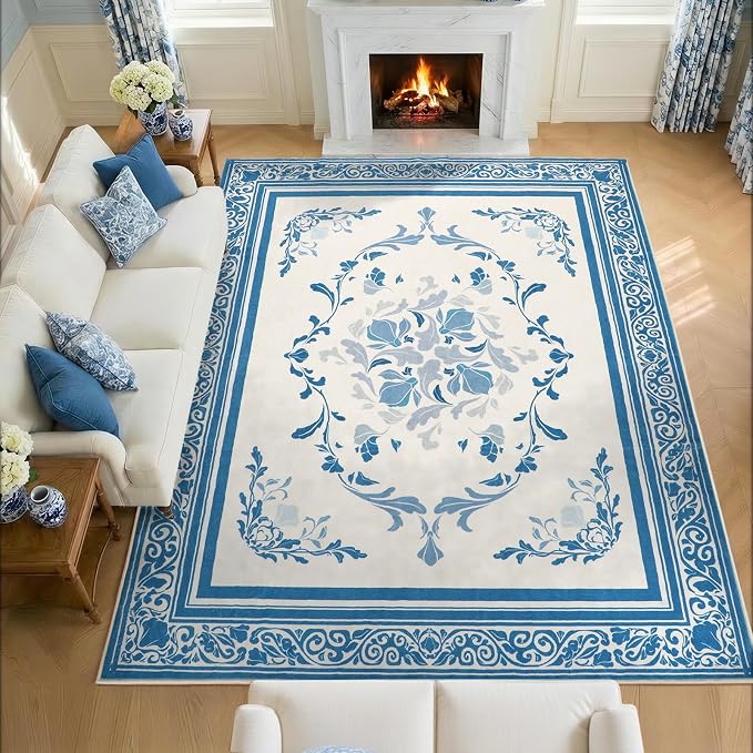 SOULFUL Medium Pile 4x6 Rugs for Living Room - Image 3