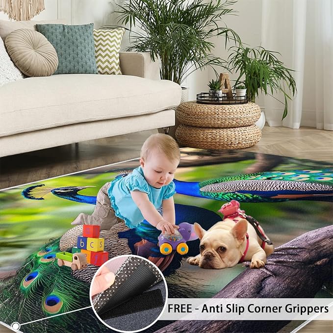 Peacock Rugs for Bedroom - Image 5