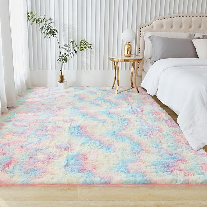 Andency 6x9 Area Rugs, Large Shag Fluffy Soft Shaggy Rugs - Image 3