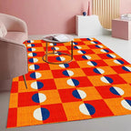 Modern Checkerboard Area Rug by Mamatong