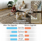 2x8 Machine Washable Runner Rug, Kitchen Hallway Area Rug, Kids and Pets - Image 7
