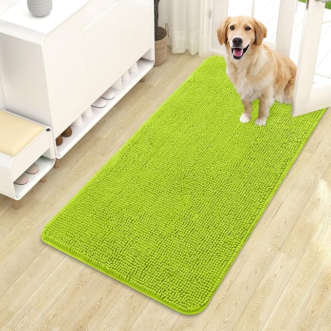 OLANLY Dog Door Mat for Muddy Paws 44x24, Absorbs Moisture and Dirt, Absorbent by OLANLY