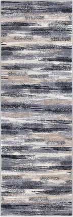 Modern Abstract Runner Rug 2x10 - Image 9