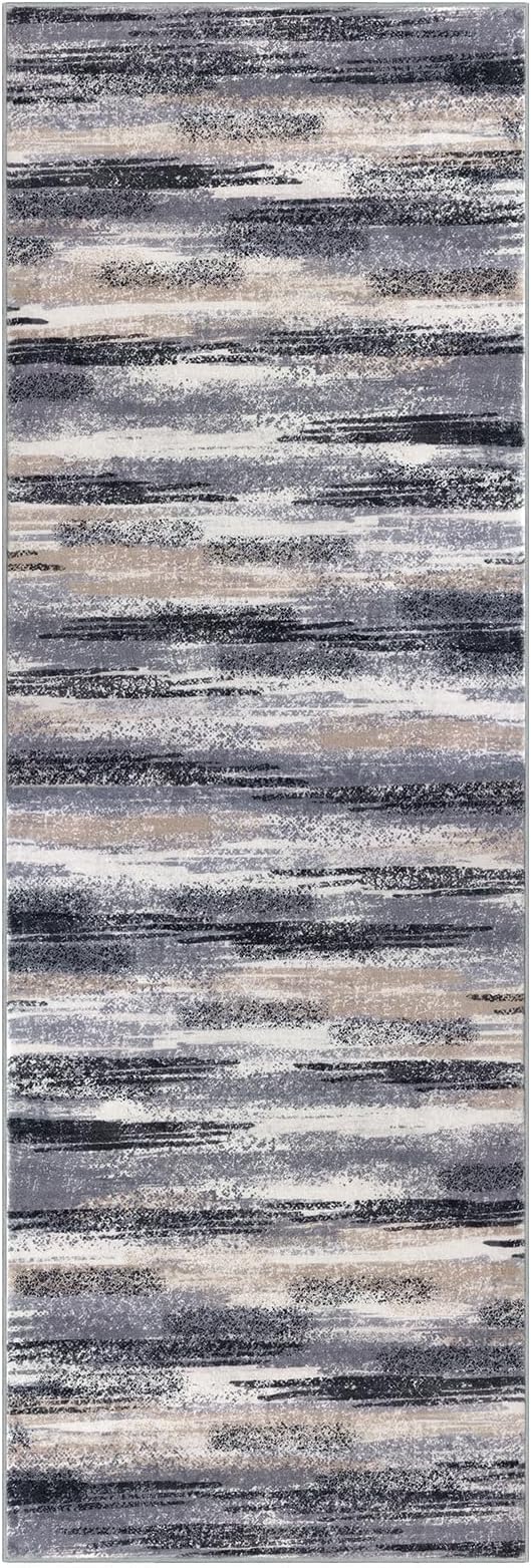 Modern Abstract Runner Rug 2.6x16 - Image 9