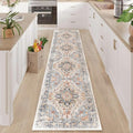 Enkor Runner Rugs for Hallway, 2x10 Washable Soft Non Slip Floor Rugs for by EnkorStore