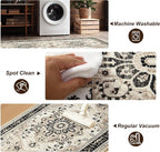XWZO Runner Rug 2x10ft for Long Hallways, Washable Non-Slip Low Pile Area Rug - Image 6