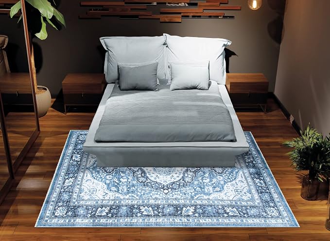 Bloom Rugs Caria Washable Non-Slip 6x9 Rug - Image 8
