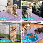 OLANLY Dog Door Mat for Muddy Paws 47x17, Absorbs Moisture and Dirt, Absorbent - Image 7