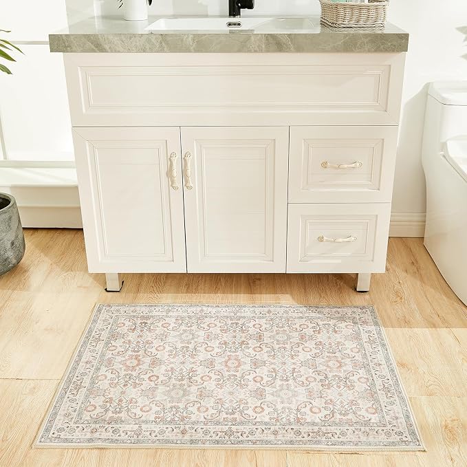 WITSHOCK Washable 2x3 Entryway Area Rug: Soft Non-Slip Backing Washable Rugs - Image 3