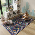 Rugcomf 3x5 Rug Washable Area Rug Floral Office Rug Non Slip Small Carpet by Rugcomf