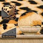 Amearea Soft Leopard Rugs for Bedroom Living Room, 6x9 Modern Cheetah Print - Image 3