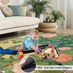 Peacock Peony Rugs for Bedroom - Image 5