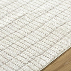 Livabliss x Our PNW Home Cascade Minimalist Striped Area Rug, Ivory/Light Brown - Image 5